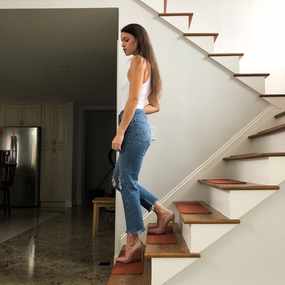 Levi Jeans, Ankle length, straight fit. - Picture 1 of 5